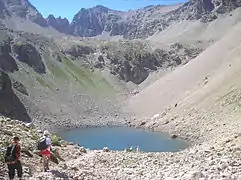 Le lac du Combeynot