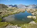 Lac Morgon Médian (2470 m).