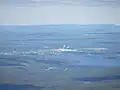 Le lac Mégantic, vu du mont Mégantic.