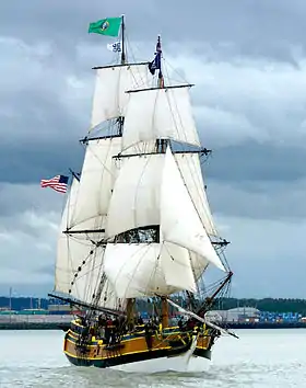 illustration de Lady Washington