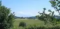 Vue panoramique sur les Pyrénées depuis Lafage.