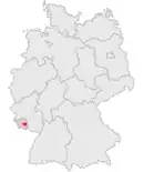 Drapeau de Arrondissement de Neunkirchen
