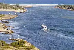 L'entrée des lacs de Gippsland à Lakes Entrance