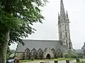 Chapelle Notre-Dame de Lambader, vue extérieure d'ensemble, côté nord.
