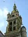 Église Saint-Houardon : le clocher.