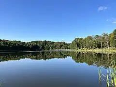 Vue du lac.