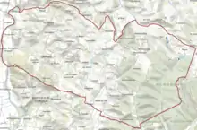 Carte topographique