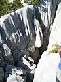 Crête au-dessus du Plateau des Glières, en France.