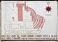 Plan du théâtre romain de Milan (it)