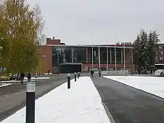 L'entrée de l'université.