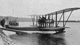 Vue de l'avion.