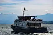 Le bateau CGN "Lavaux" à Nyon en 2018