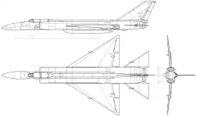 vue en plan de l’avion