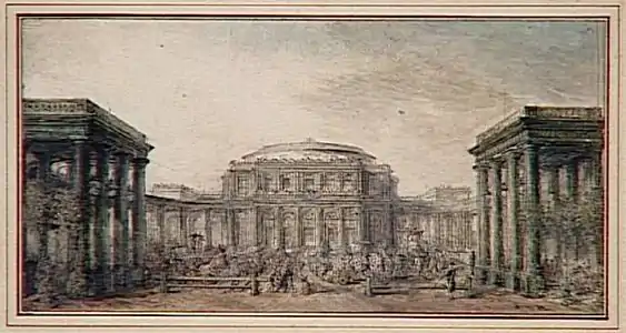 Gabriel de Saint-Aubin, La Fête chinoise au Colisée, Paris, musée du Louvre.