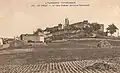 Vue d'ensemble vers 1900, restes des remparts.