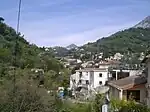 La vallée étroite du Fossan à Menton.