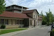 l'ancienne gare du Touvet devenue la bibliothèque.