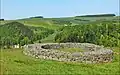 Edin's Hall Broch, au sud de l'Écosse.