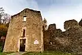 Le couvent de Casabianca: vue de la façade d'entrée