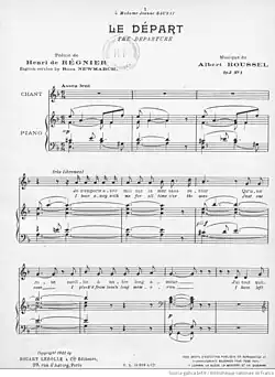 page de partition