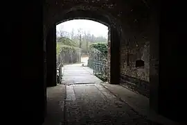 Le pont-levis du fort.