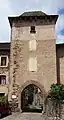 Le portail haut, vu de l'extérieur.