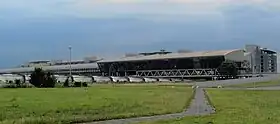 Le terminal principal de l'aéroport.