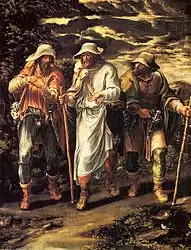 Le Chemin d'Emmaüs, National Gallery, Londres.