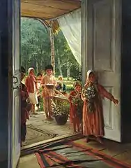Été. Félicitations, 1890