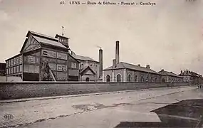 Fosse no&nbsp;1, Compagnie des mines de Lens (route de Béthune).