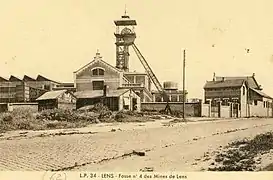 Fosse no&nbsp;4 Louis Bigo ou Saint Louis, Compagnie des mines de Lens.