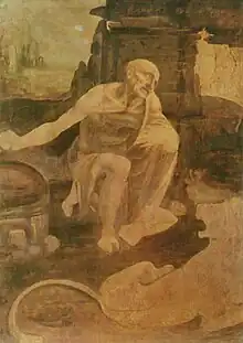 Saint Jérôme, Léonard de Vinci.