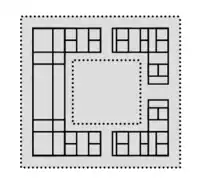 Plan du Léonidaion