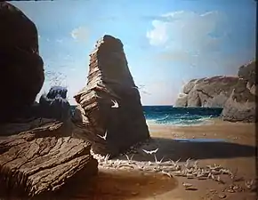 Les Petites mouettes, rivage de Belle-Isle en mer (1858), musée des Beaux-Arts de Rennes.