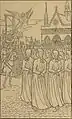 Les derniers moments des Ursulines valenciennoises avant l'échafaud