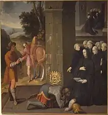 Les miracles de saint Benoît au Mont Cassin (XVIIe siècle).