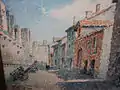 Les remparts d'Avignon par Louis Ponsin.