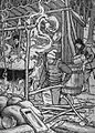 « Les sucres » par Edmond-Joseph Massicotte (1875-1929), gravure de 1903 tirée de L'Album universel, périodique canadien-français.