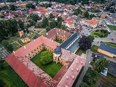 Monastère (vue aérienne).