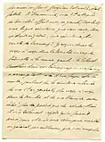 Extrait d'une lettre de De Gaulle à son commandant, où il revient sur les circonstances de sa capture.