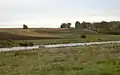La rivière Lielupe près de Bauska.