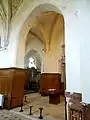 Chapelle sud, vue par la 1re&nbsp;grande arcade.