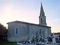 Le chevet de l'église Saint-Vincent (fév.&nbsp;2010).