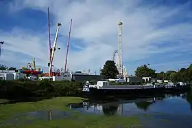 La foire aux manèges sur l'esplanade