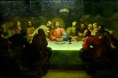 La cène de Joseph Wamps (début du XVIIIe&nbsp;siècle).