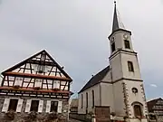 Église Saint-Denis de Limersheim.