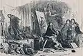 Henry Gowan terrasse son chien sans ménagement, par Phiz.