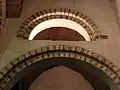 Arcs superposés du transept