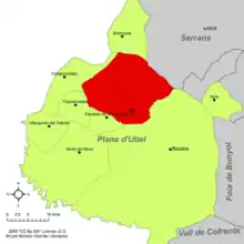 dans la comarque de Requena-Utiel.