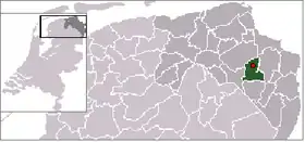 Localisation de Noordbroek